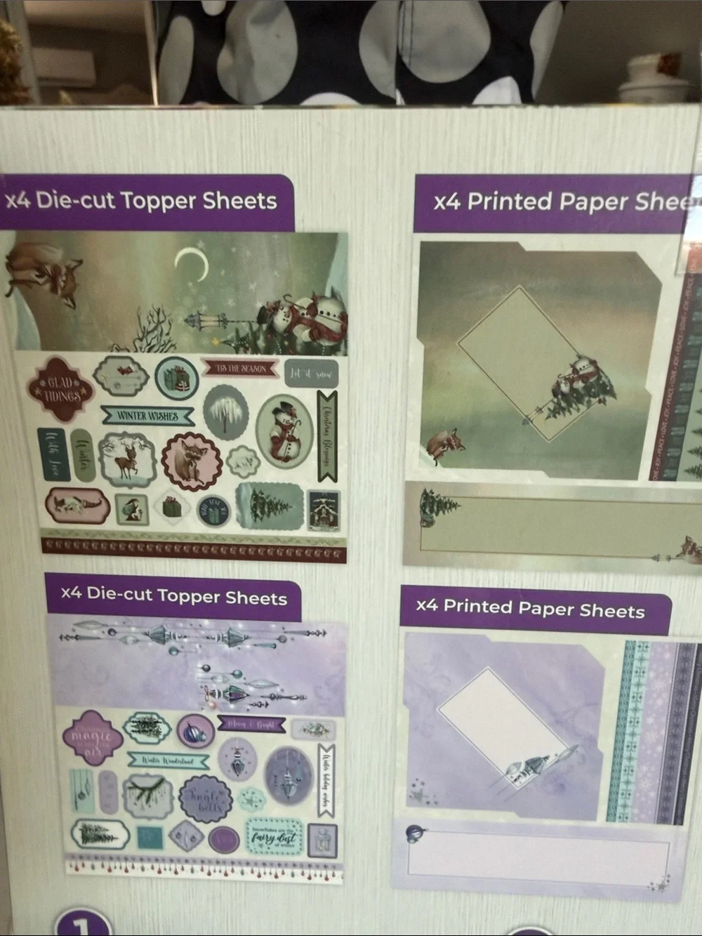 Crafters Companion Winter Wishes Make and Send Card Making Pad